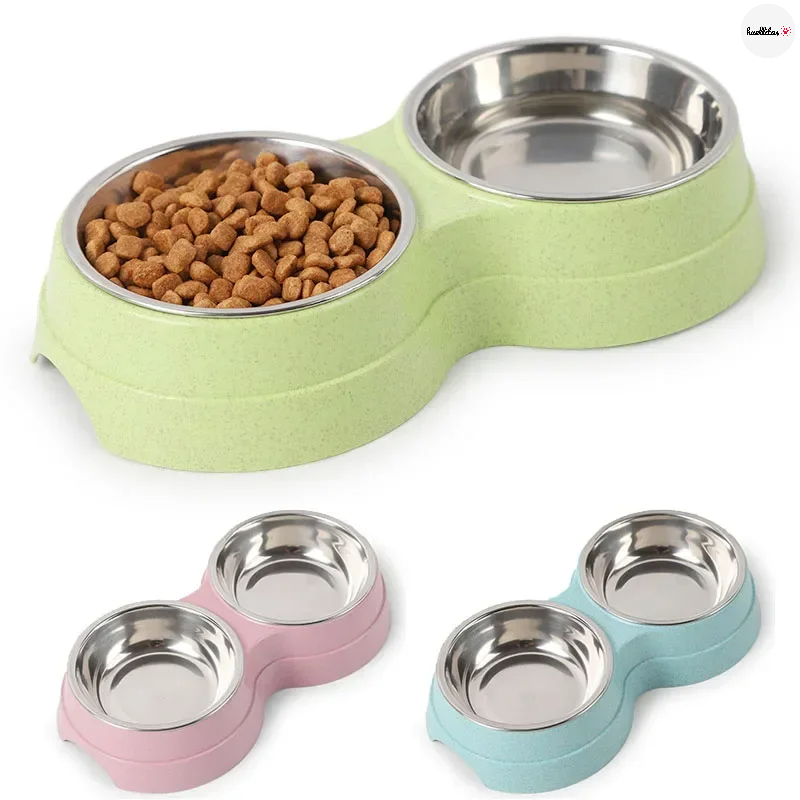 Cuencos dobles para mascotas