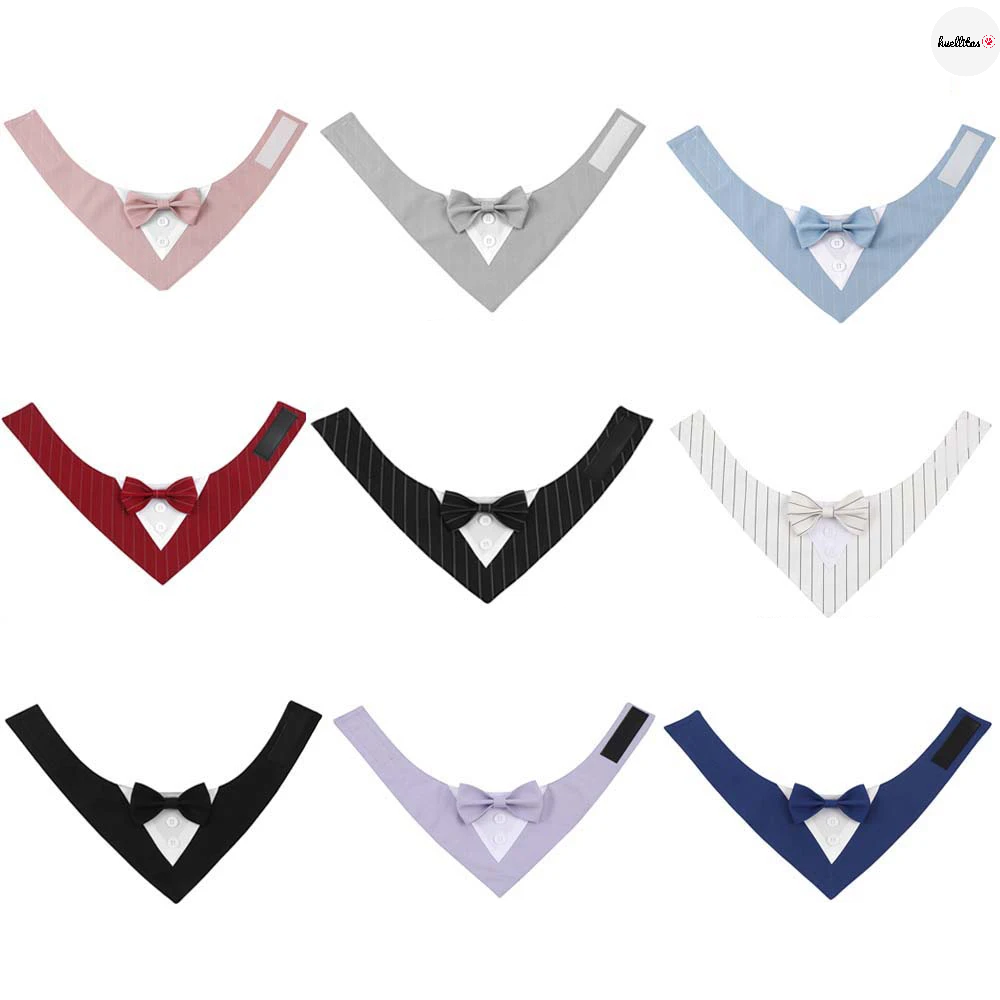 Bufanda triangular con pajarita accesorios de aseo