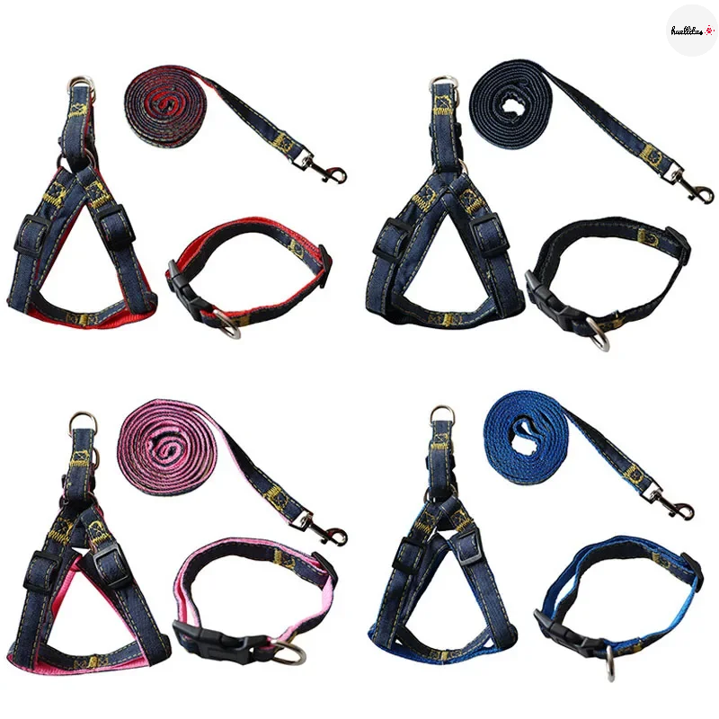 Conjunto de arnés de cuello de perro
