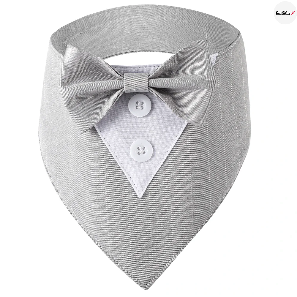 Bufanda triangular con pajarita accesorios de aseo