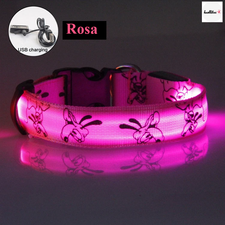 Collar de perro LED